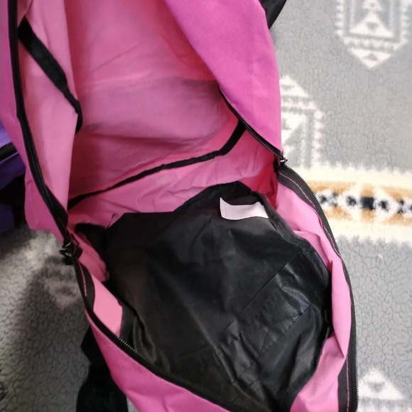 Bundle of 3 classic backpacks new w tags pink, purple and black - Picture 9 of 10